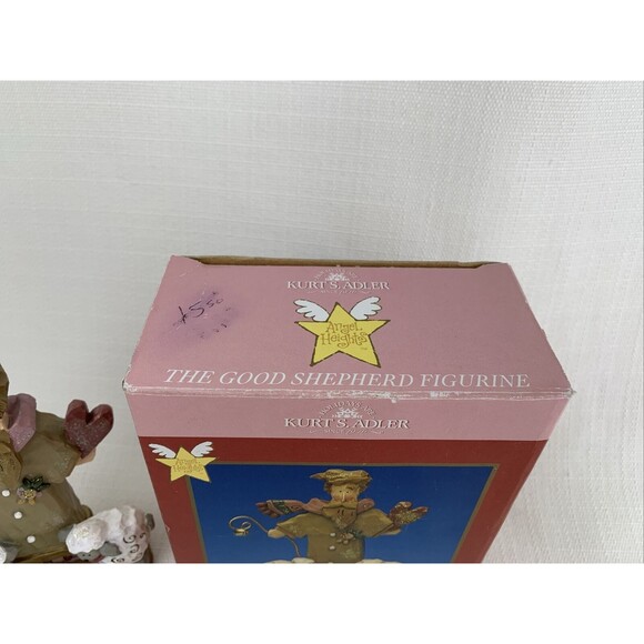 Kurt S. Adler The Good Shepherd Figurine Angel Heights With Box Christmas Decor - Picture 9 of 11